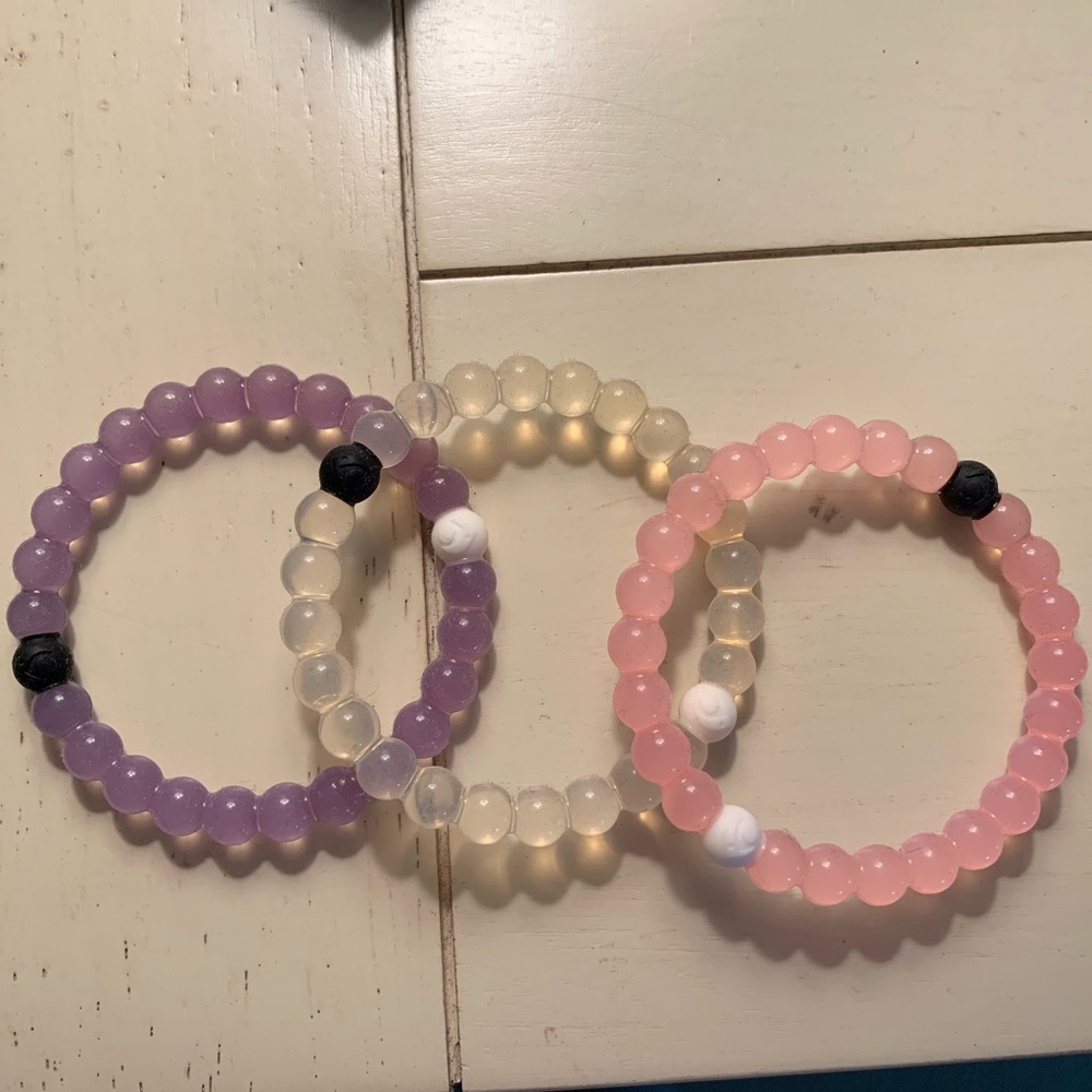3 Lokai bracelets